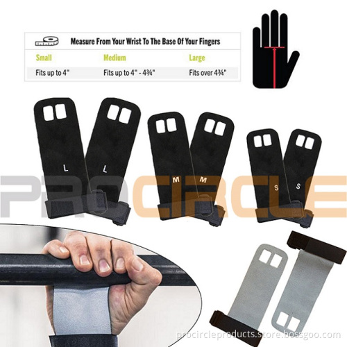 Wrist Support Leather Weight Lifting Gym Gloves (PC-CG1011)